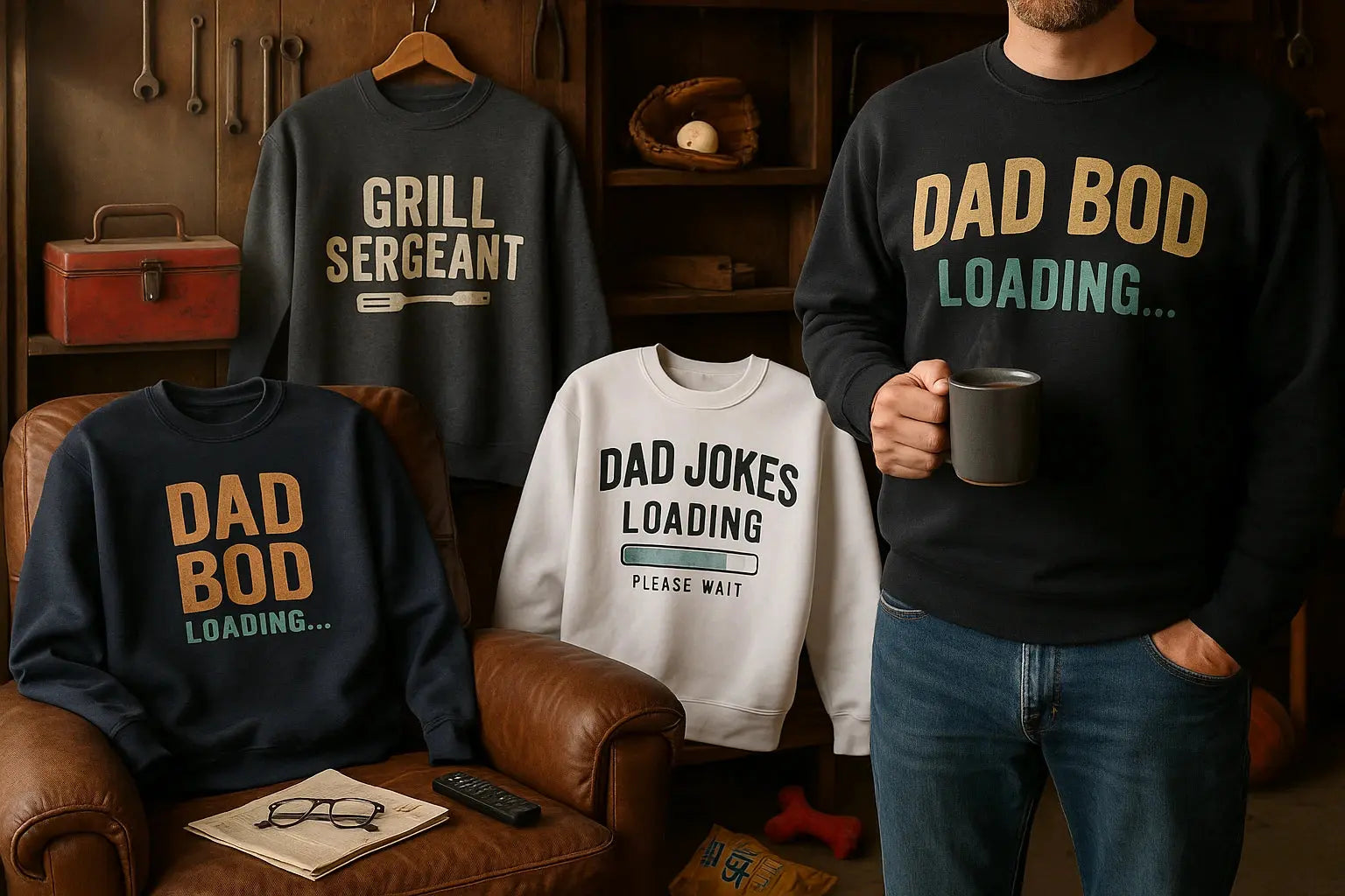 Dads Sweatshirts Merch Crafters