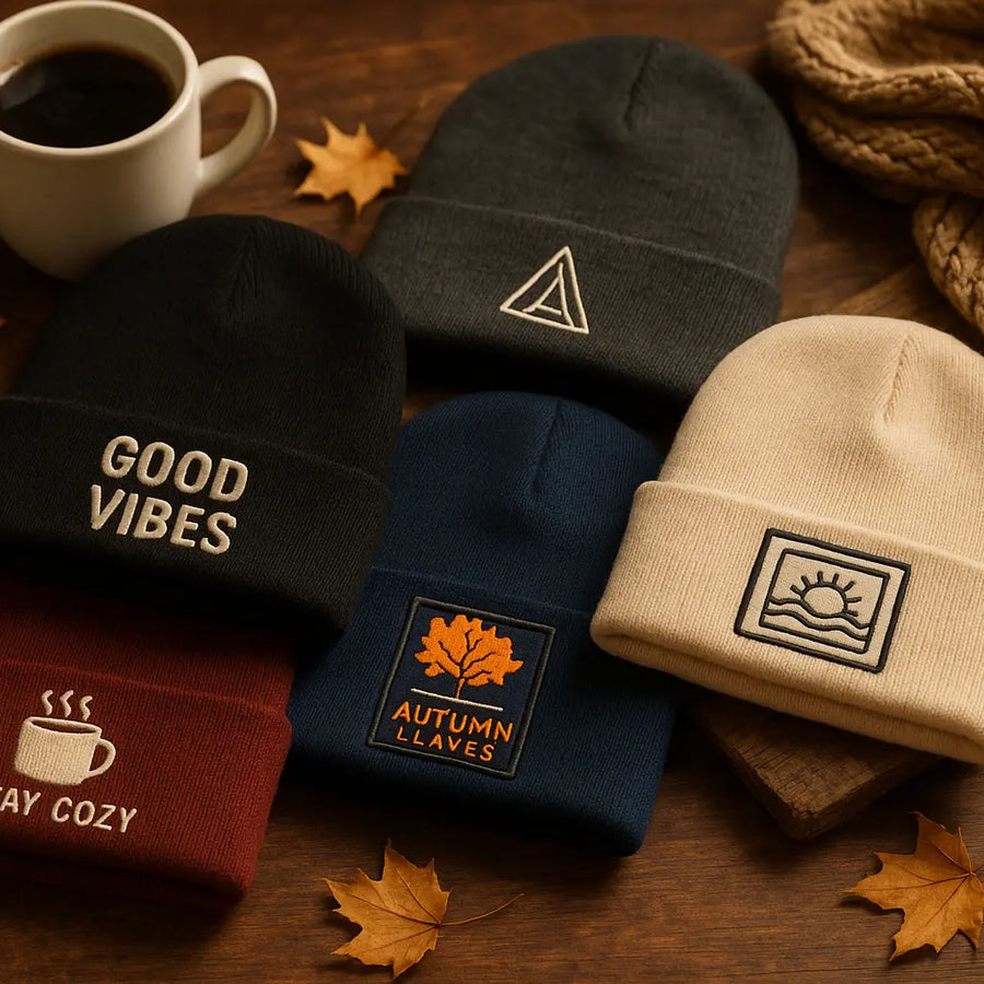 Graphic Beanies Merch Crafters