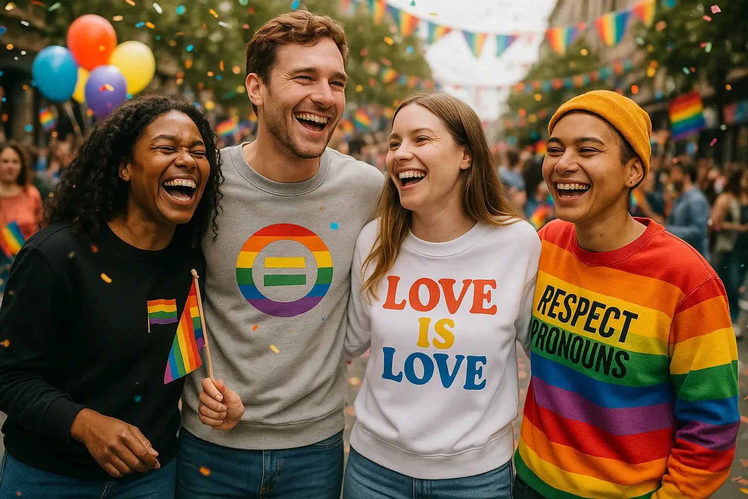 LGBTQ Graphic Sweatshirt Merch Crafters