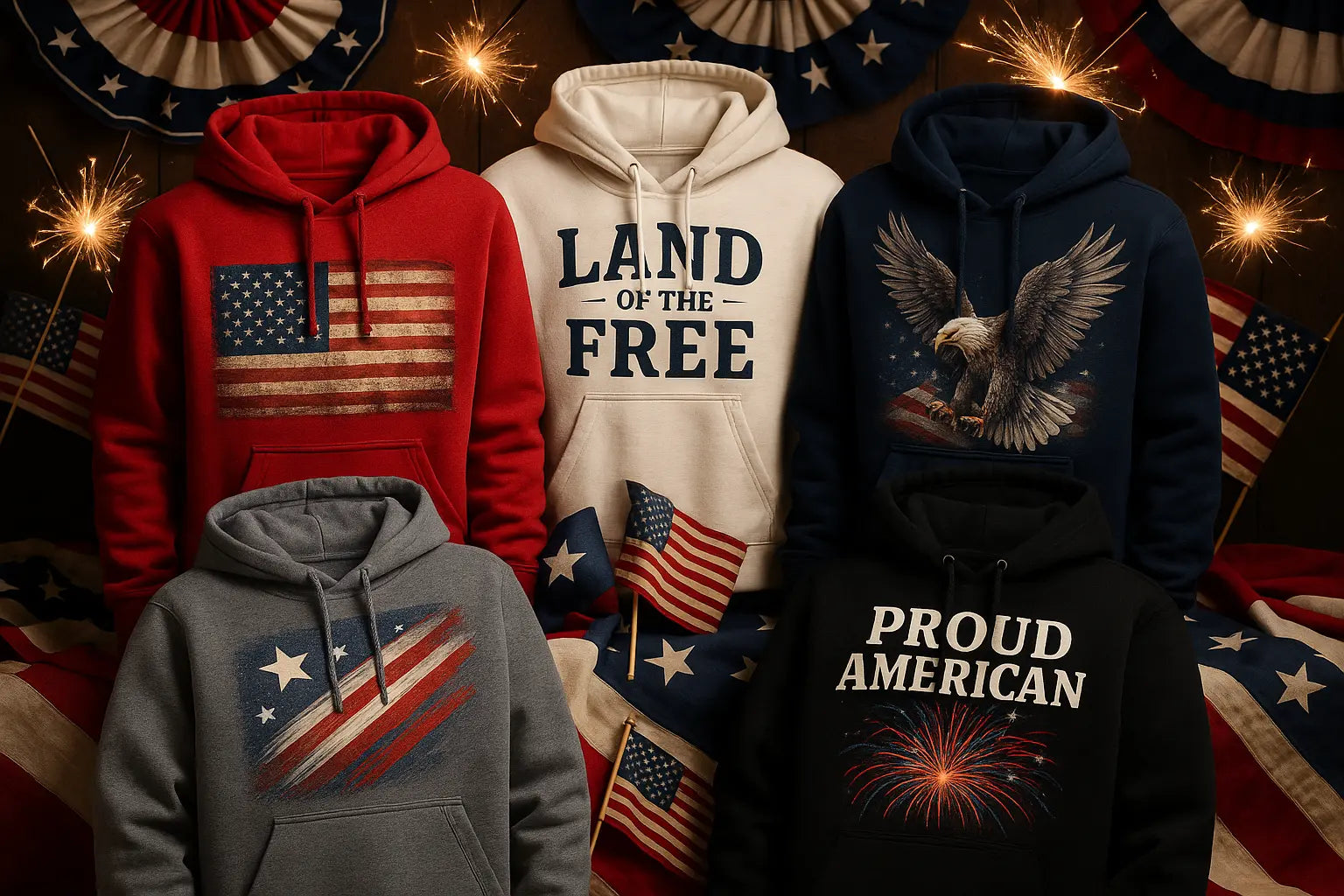 Patriotic Hoodies Merch Crafters