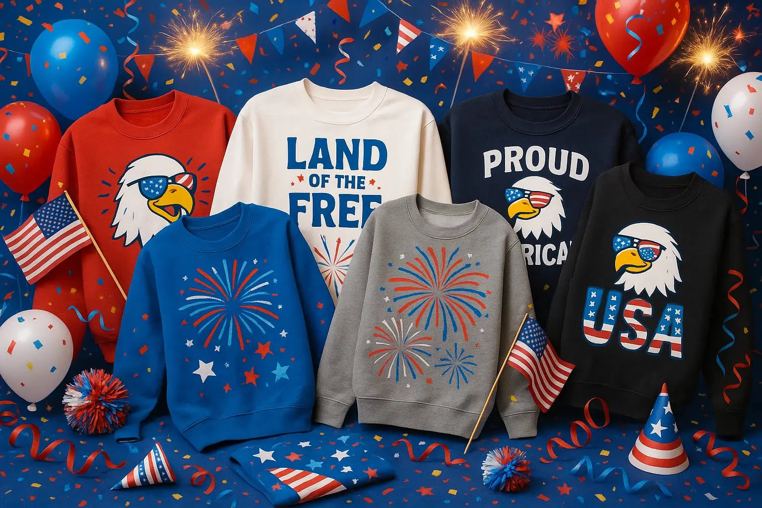 Patriotic Sweatshirts Merch Crafters