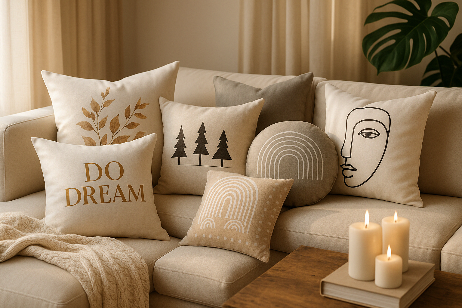 Throw Pillows - Merch Crafters