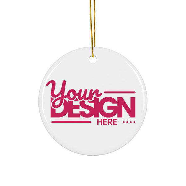 Custom Ceramic Ornaments, Personalized Holiday Decor, Gift Tags, DIY Christmas Ornaments, Unique Keepsakes, 2-Sided Design