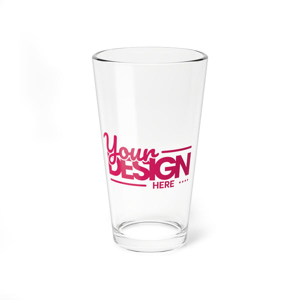 Personalized Mixing Glass - Custom Design Drinkware, Perfect Gift for Hostess, Birthday, Wedding, Home Bar Decor