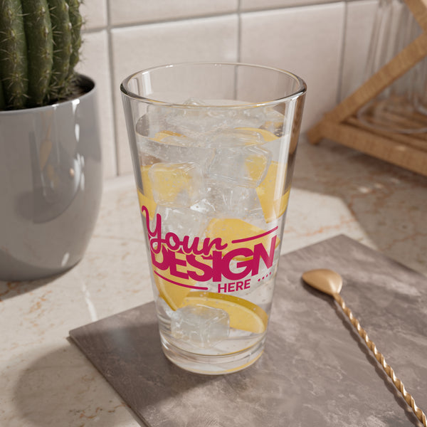 Personalized Mixing Glass - Custom Design Drinkware, Perfect Gift for Hostess, Birthday, Wedding, Home Bar Decor