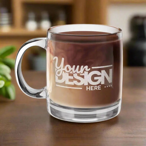 Personalized Engraved Coffee Mug, Custom Gift, Tea Mug, Wedding Favors, Birthday Present, Unique Gift Idea Merch Crafters