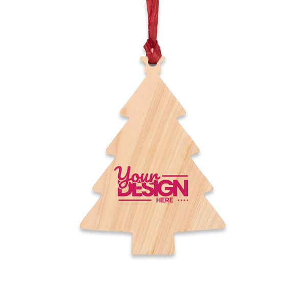 Personalized Wooden Tree Ornaments, Custom Holiday Decor, Unique Christmas Gifts, Festive Home Accents, Eco-friendly Decorations