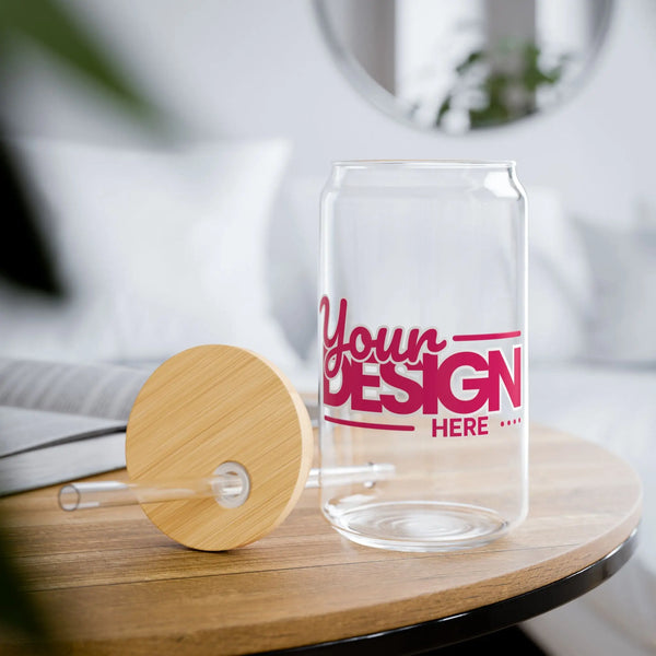 Create Your Own 16oz Sipper Glass – Personalized Drinkware for Your Unique Style! - Merch Crafters