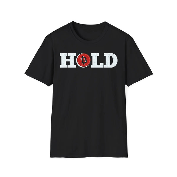 Bitcoin Hold Crypto T-Shirt – Cryptocurrency Shirt for Enthusiasts, Traders, and Meme Lovers