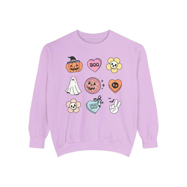Boo-Jee Ghost - Funny Halloween Sweatshirt Coffee Lover Graphic Sweater