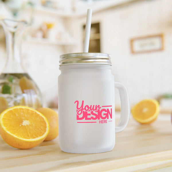 Create Your Own 12oz Mason Jar – Personalized Drinkware for Weddings, Parties, Gifts, and Everyday Use! - Merch Crafters