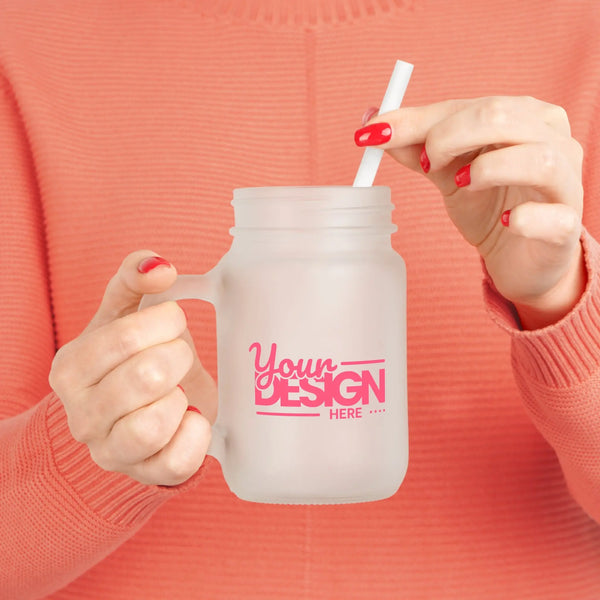Create Your Own 12oz Mason Jar – Personalized Drinkware for Weddings, Parties, Gifts, and Everyday Use! - Merch Crafters