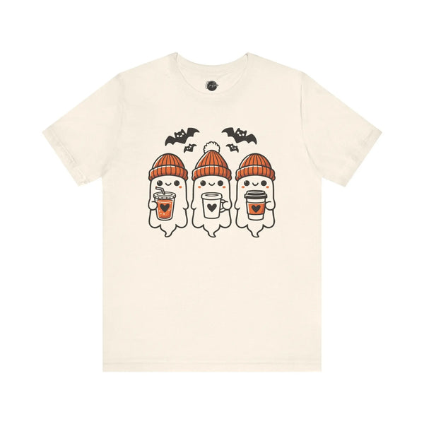 Cute Coffee Ghosts T-Shirt