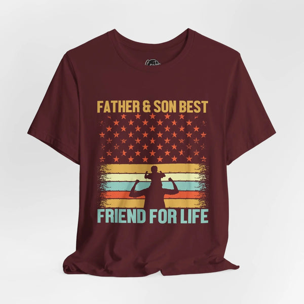 Father & Son Friends For Life - Dads T-Shirt, Fathers Day Shirt, Dad Birthday Gift, Cool Gift for Dads, Gift for Dad,