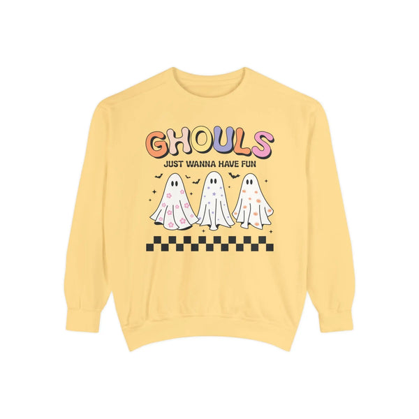 Ghouls Just Wanna Have Fun - Halloween Ghost Friends Graphic Sweater