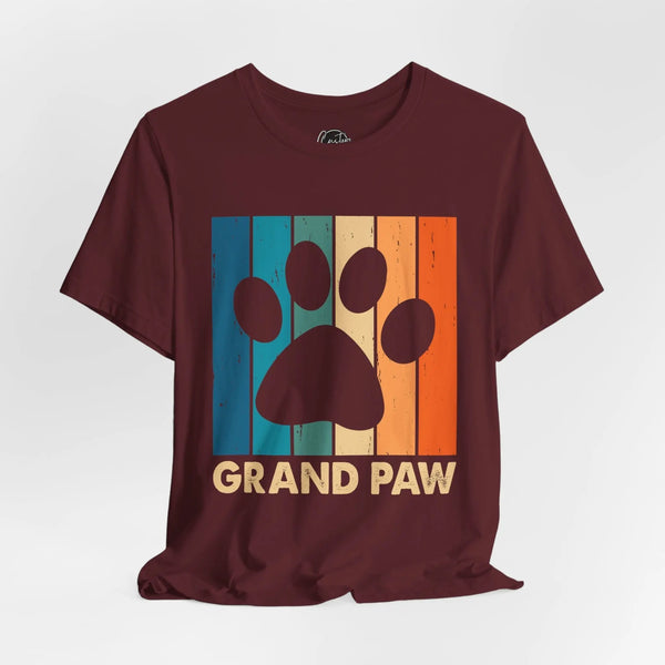 Grand Paw - Dads T-Shirt, Fathers Day Shirt, Dad Birthday Gift, Cool Gift for Dads, Gift for Dad, Husband Gift, Gift