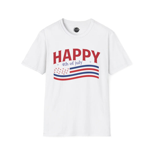 Happy Fourth of July 01 - 4th of July shirt, USA flag shirt, Red white blue tee, Patriotic - t-shirt, American pride tee