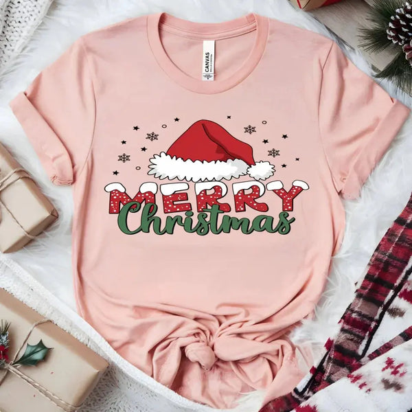 Merry Christmas T-Shirt – Christmas Shirt, Holiday Tees, Xmas T-Shirt