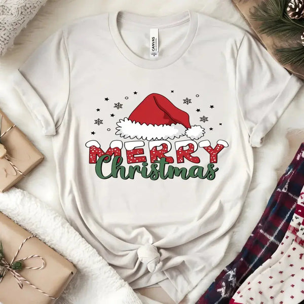 Merry Christmas T-Shirt – Christmas Shirt, Holiday Tees, Xmas T-Shirt