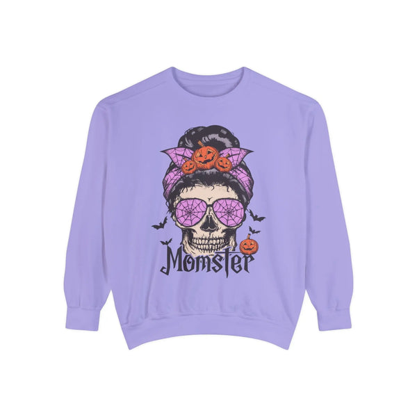 Momster - Halloween Skull Mom Life Graphic Sweater