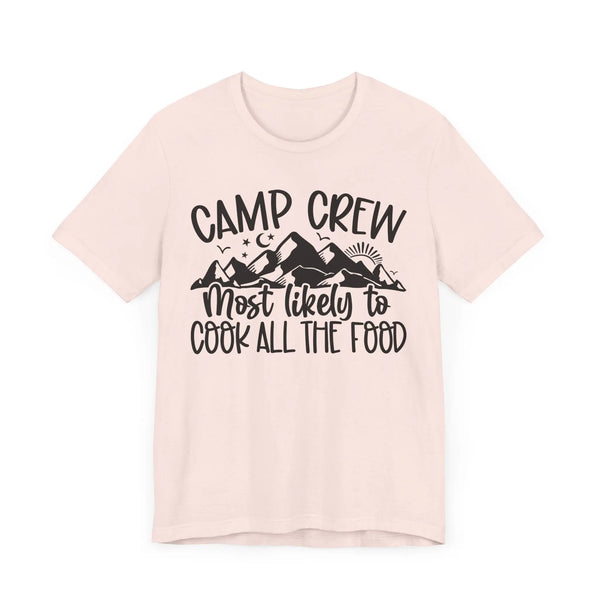 Most Likely to Cook Food T-Shirt - Funny Chef Graphic Tee for Culinary Enthusiasts - Perfect Gift for Home Cooks and