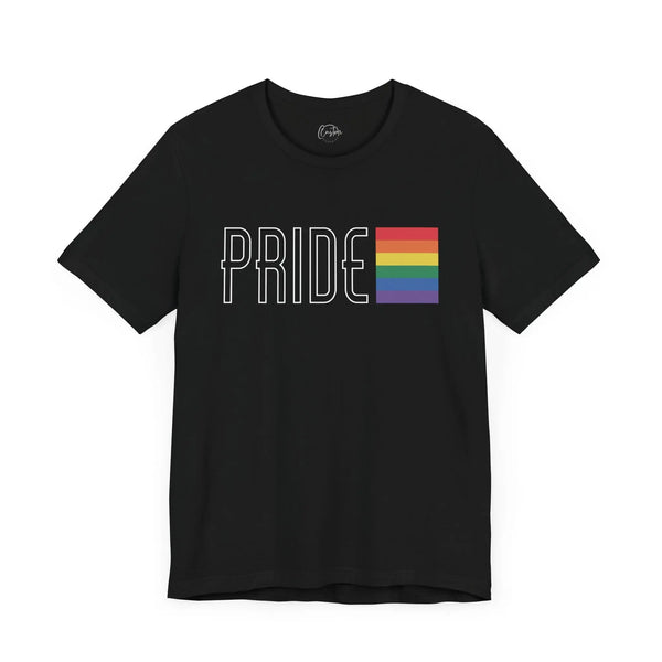 Pride - Rainbow Pride Tee | Equality Shirt | LGBTQ+ Support Apparel | Colorful Gay Pride T-Shirt | Inclusive Unisex Top