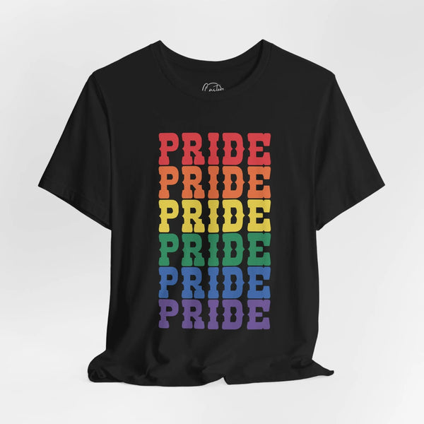 Pride - Rainbow Pride Tee | Equality Shirt | LGBTQ+ Support Apparel | Colorful Gay Pride T-Shirt | Inclusive Unisex Top