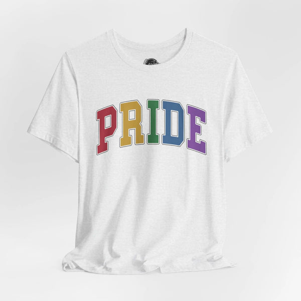 Pride Short Sleeve T-Shirt - Celebrate LGBTQ+ Equality - Vibrant Rainbow Design