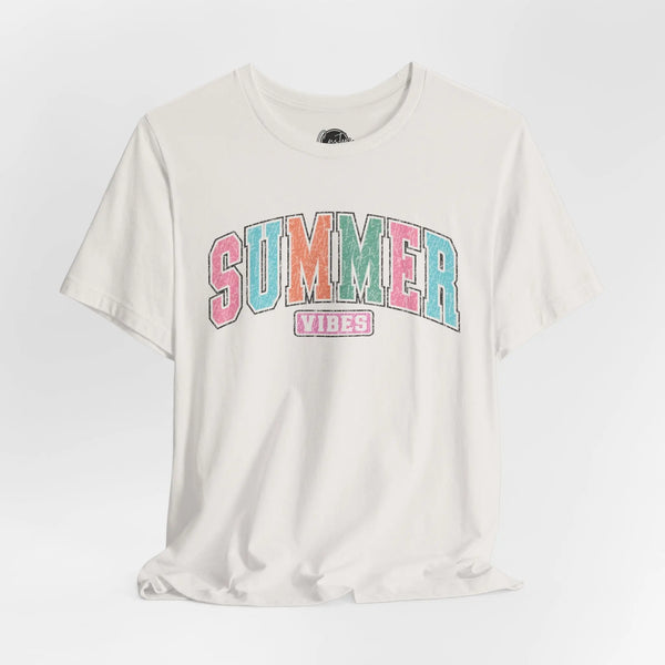 Summer Vibes Women's T-Shirt - Bright & Breezy Short Sleeve Tee
