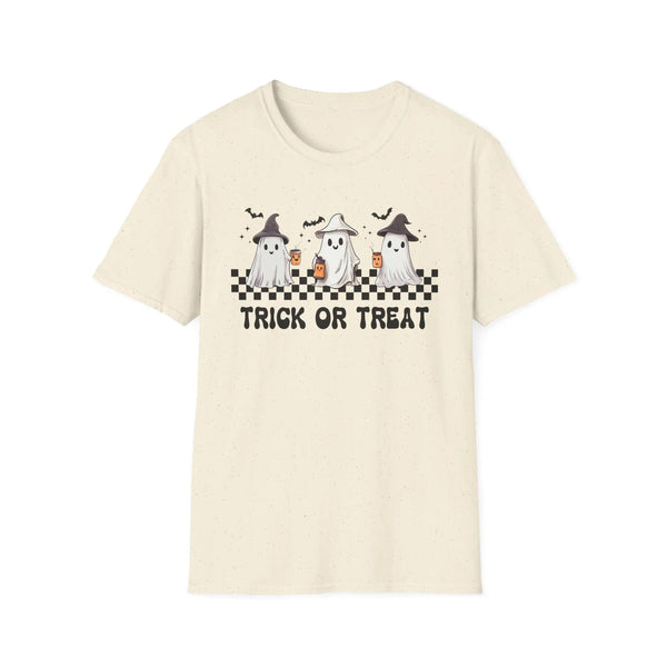 Trick or Treat Ghost Coffee Halloween T-Shirt