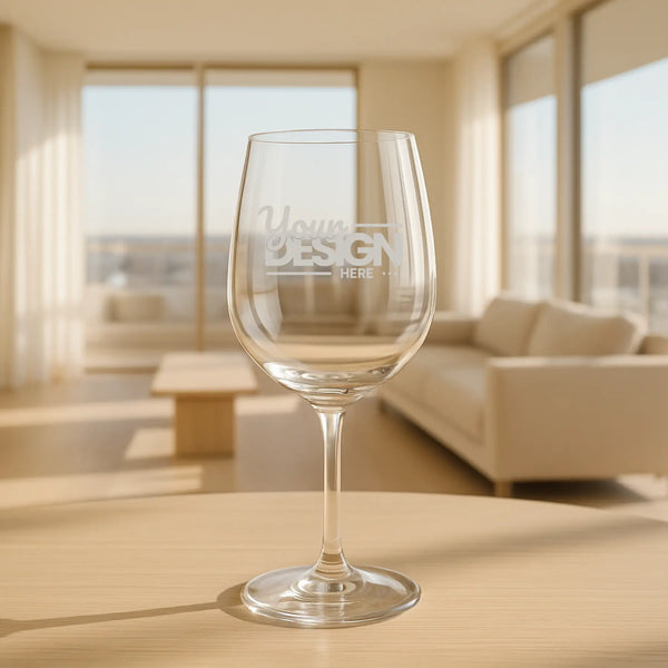 Engraved Wine Glass, Personalized Gift, Wedding, Home Bar, Anniversary, Party Decor, Custom Drinkware Merch Crafters