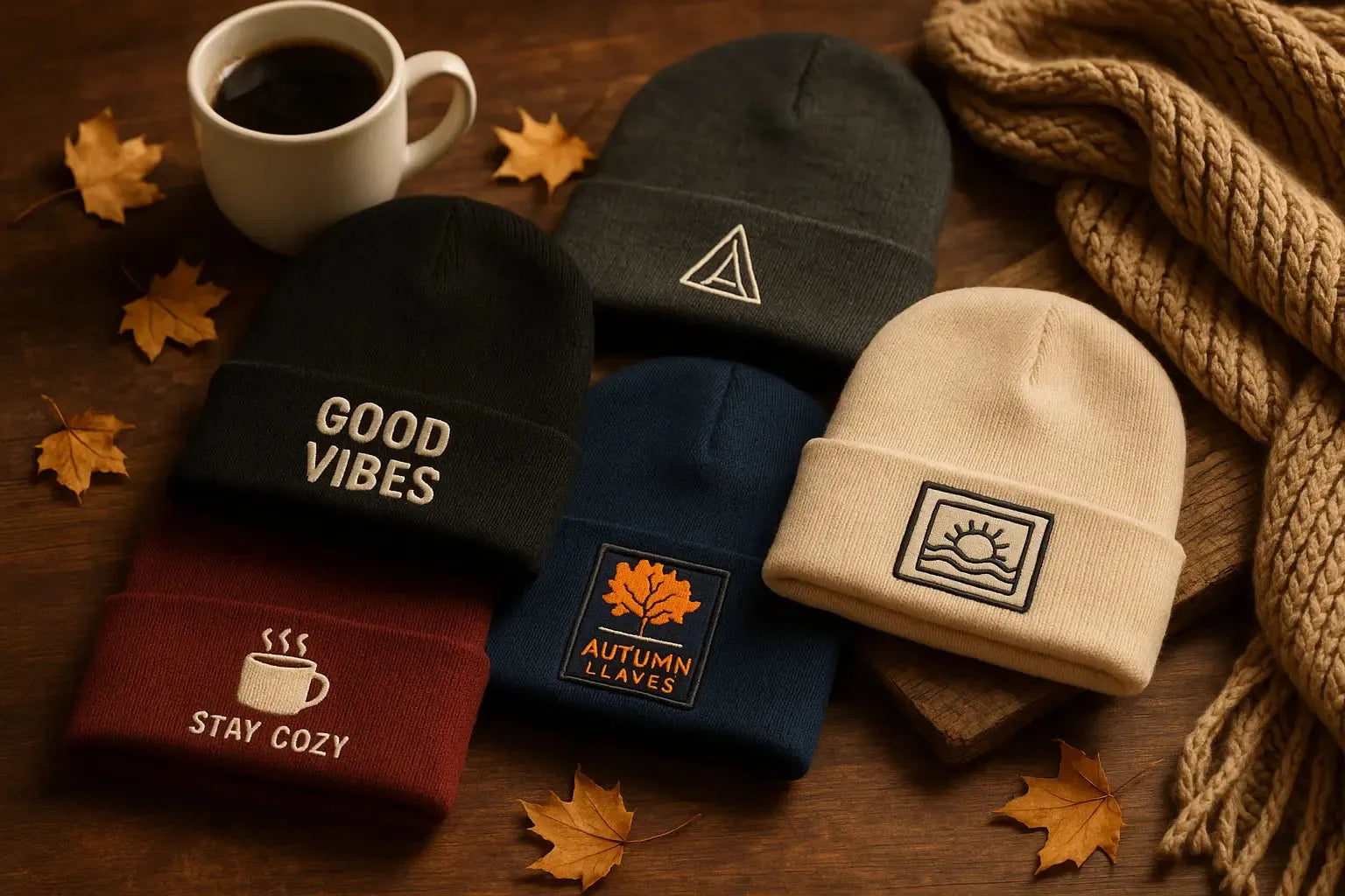 Graphic Beanies Merch Crafters