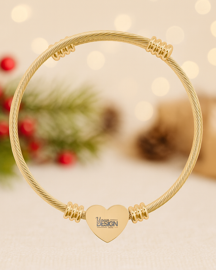 Custom Engraved Cuff Bracelet | Personalized Minimalist Jewelry