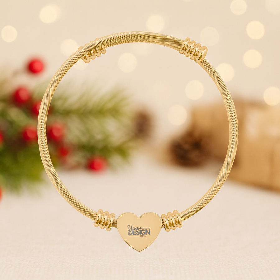 Custom Engraved Cuff Bracelet | Personalized Minimalist Jewelry