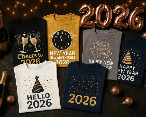 New Year’s Eve Graphic Tees Merch Crafters