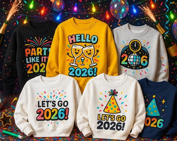 New Year's Eve Sweatshirts Merch Crafters