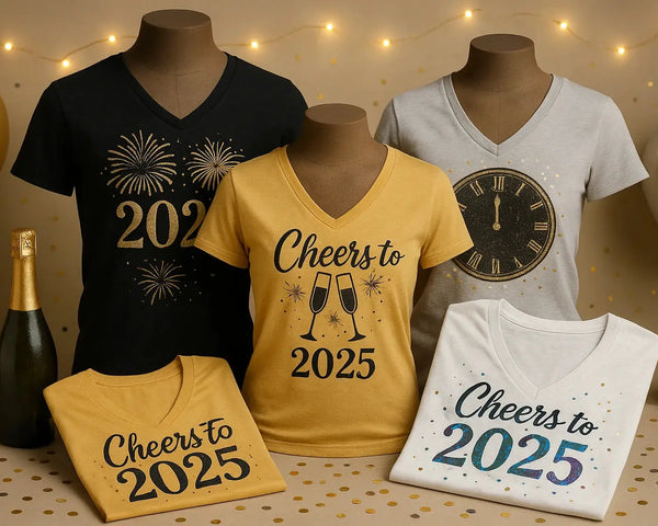 New Years Eve V-Neck Merch Crafters