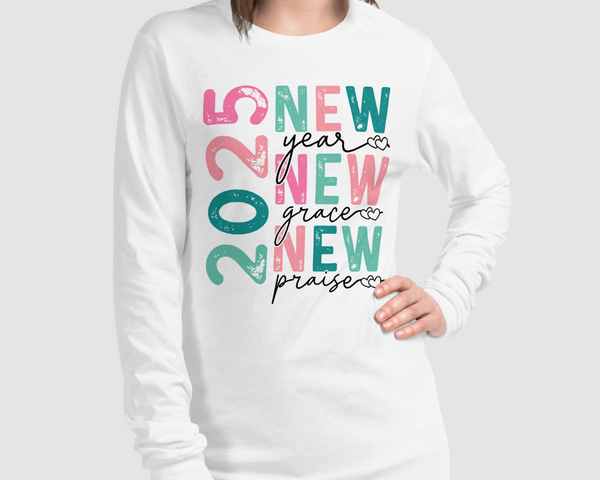 New Year’s Eve Graphic Long Sleeve Tees