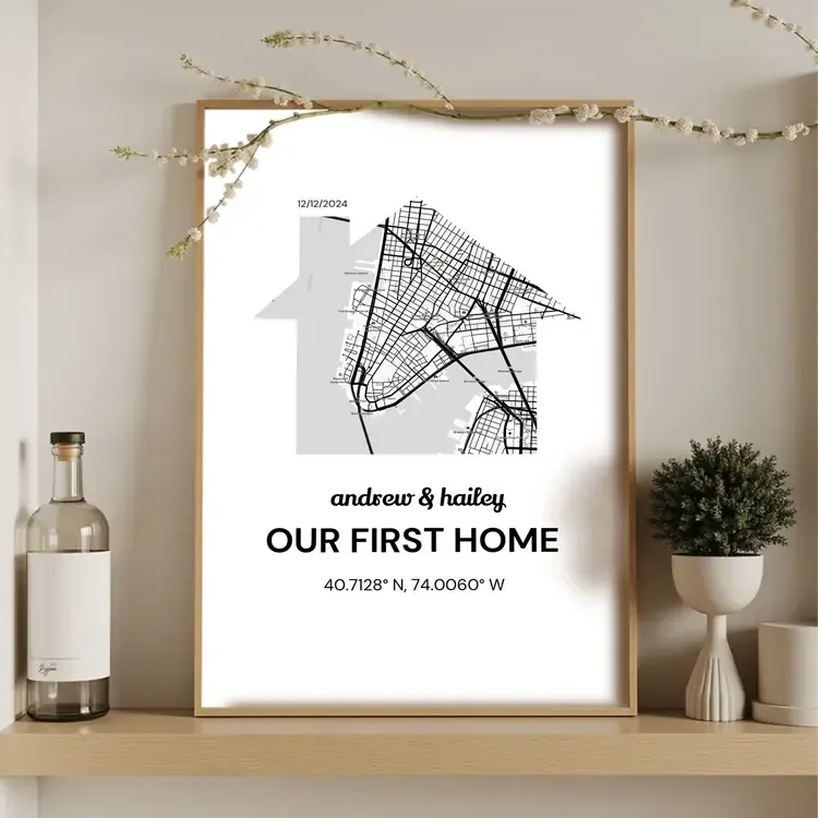 Custom Map Posters & Home Décor Merch Crafters