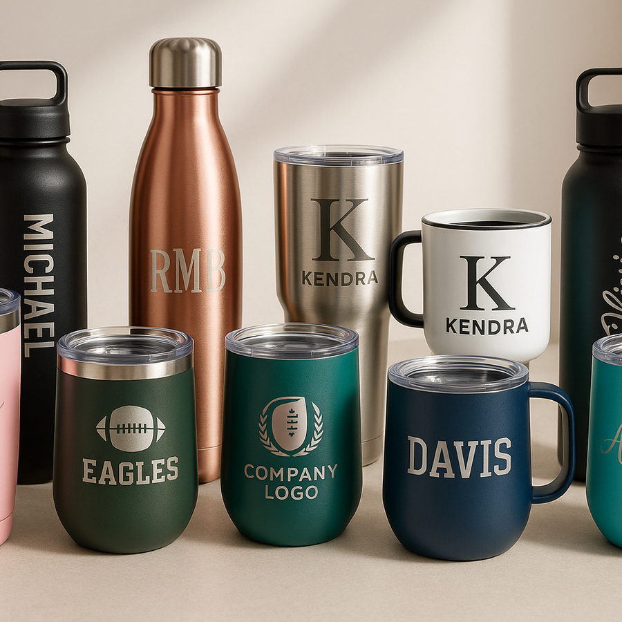 Custom Tumblers & Bottles – Personalized Drinkware for Every Occasion