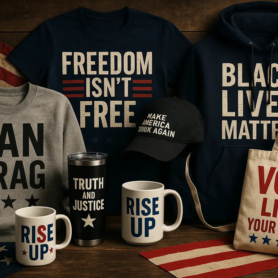 Political-Statements-Apparel-Collection Merch Crafters