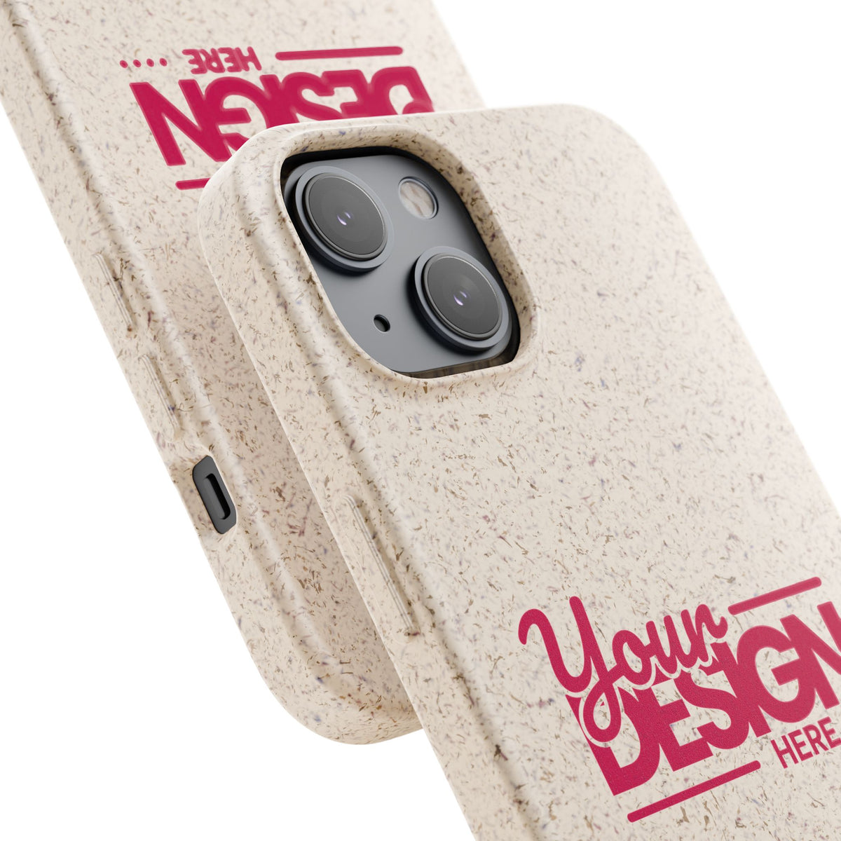 Biodegradable Phone Case – Eco-Friendly Custom Design Cover, Personalized Sustainable Protective Case for iPhone