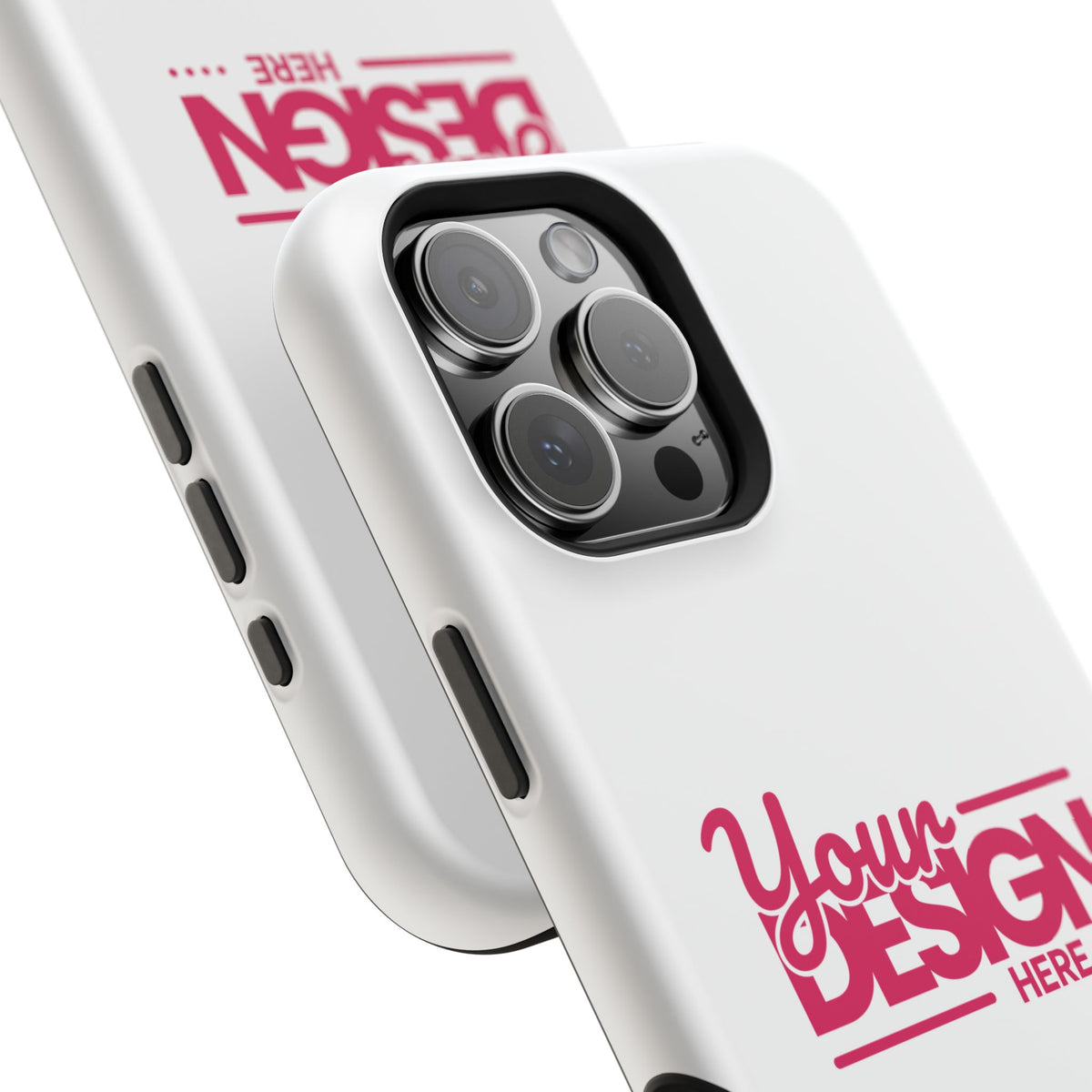 Durable Custom Magnetic Phone Case – Personalized Name or Photo Design, Shockproof Protective Cover for iPhone