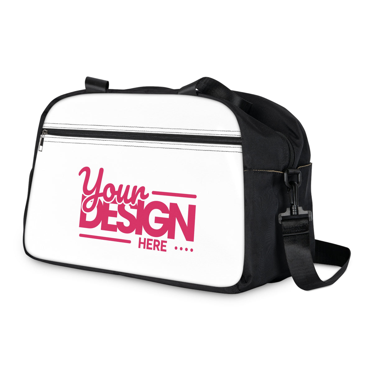 Fitness Duffle Bag – ‘Your Design Here’ Custom Gym Handbag, Personalized Sports Travel Bag for Men & Women