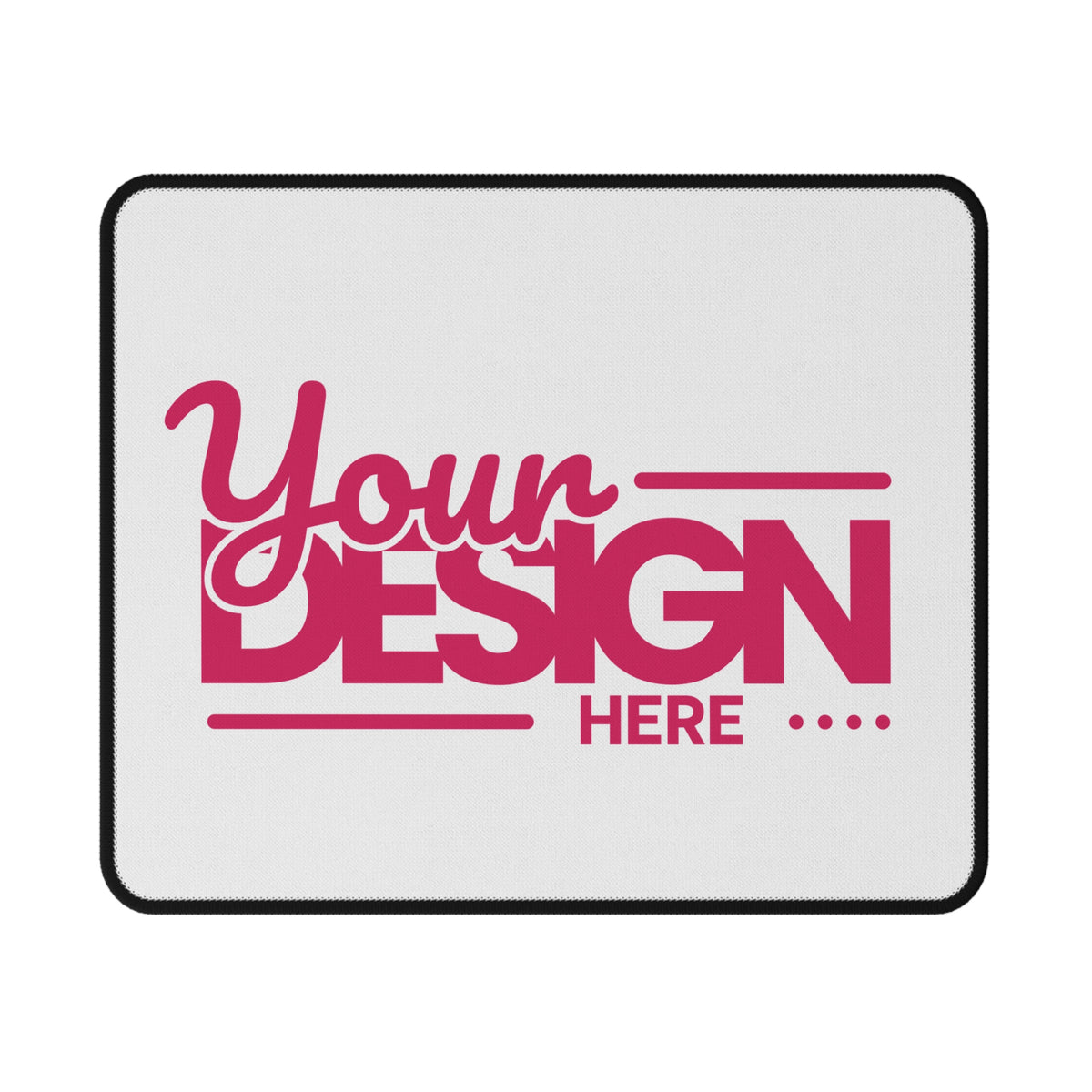 Custom Mouse Pad Gift – Personalized Non-Slip Desk Mat with Smooth Surface, Stitched Edges & Vibrant Full-Color Print