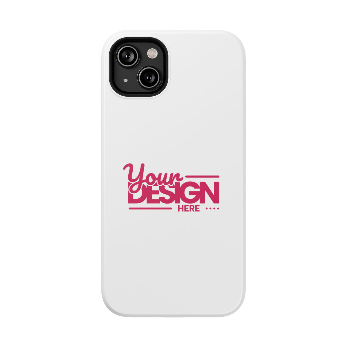 Customizable Impact-Resistant Phone Case – Personalize with Your Design, Durable Shockproof Cover for iPhone