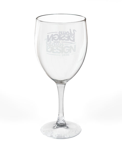 Engraved 10.5oz Wine Glass Customizable Gift for Wine Lovers Weddings