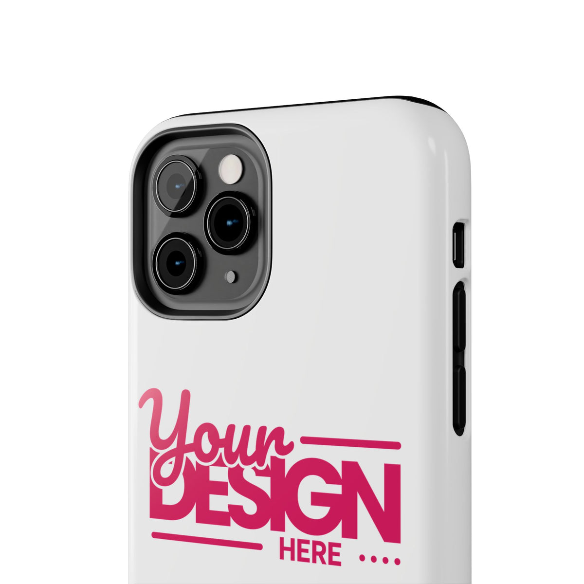 Personalized Tough Phone Case – Custom Name or Photo Protective Cover, Shock-Absorbent Durable Case for iPhone, Unique Gift Idea
