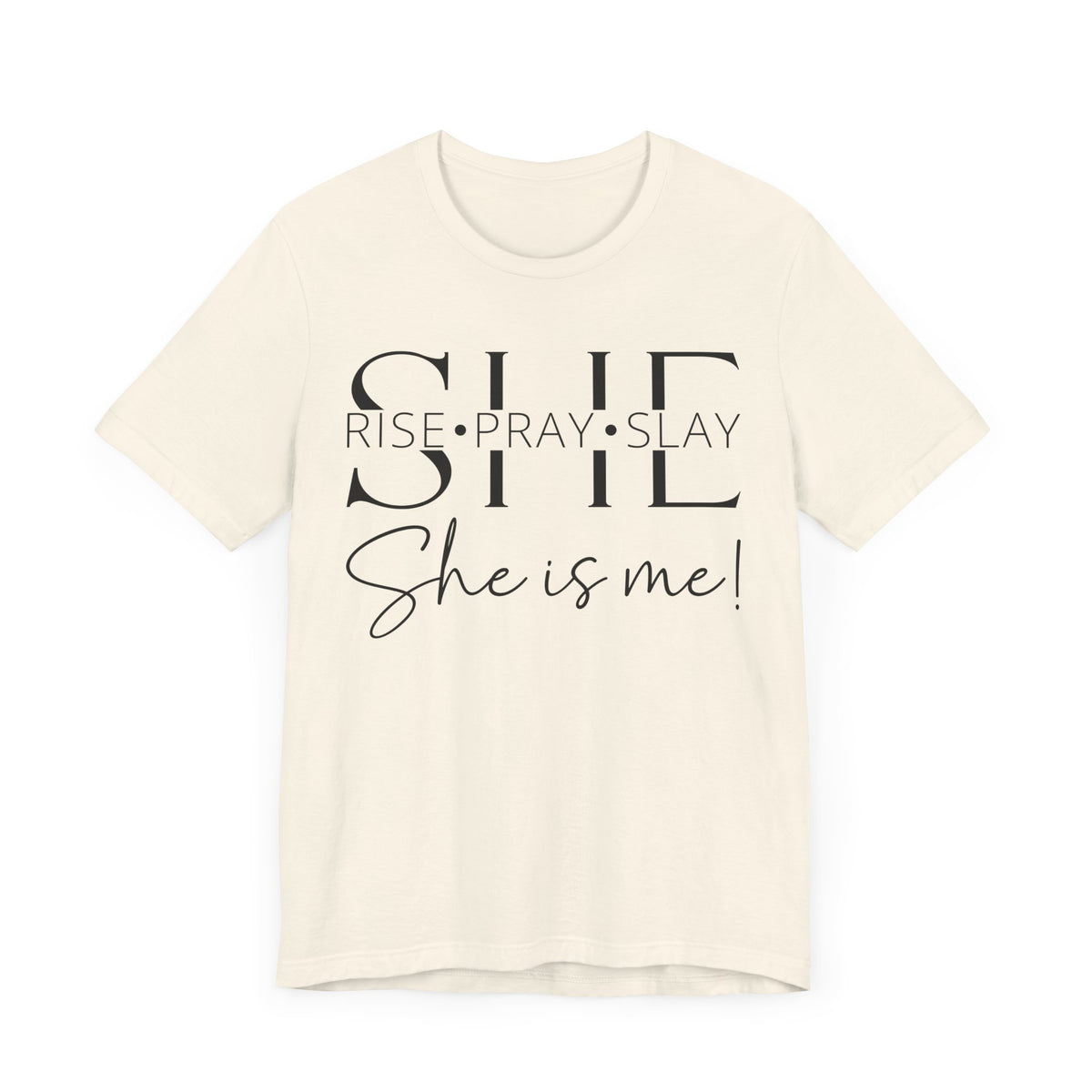 She Is Strong, Fierce, Brave - Motivational Women's Tee