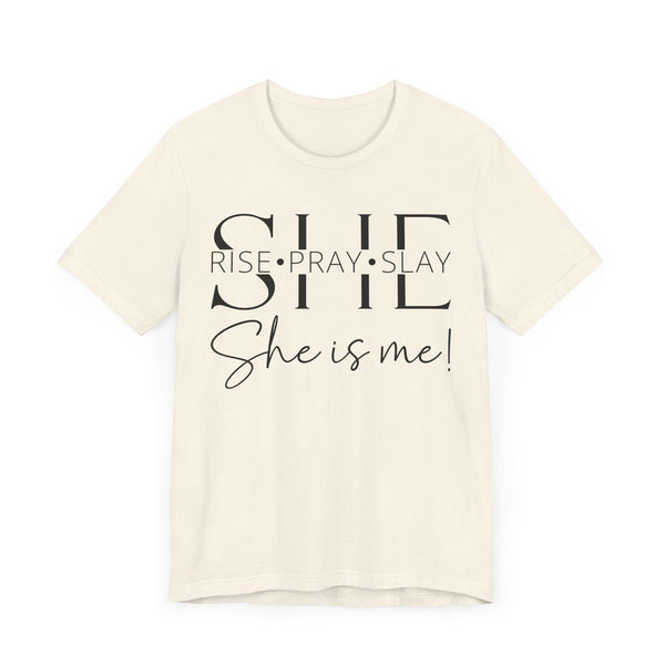 She Is Strong, Fierce, Brave - Motivational Women's Tee